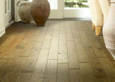 hardwood flooring in dining room