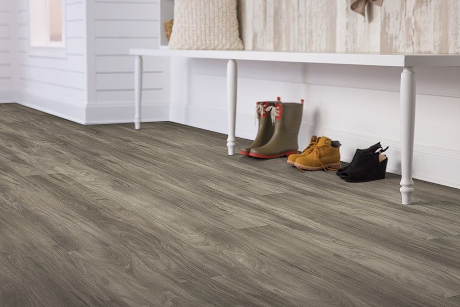 Wood look vinyl sheet flooring in Ottawa County, OH from Genoa Custom Interiors